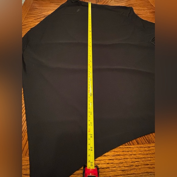 FIRST LOVE Women’s SZ 3X Black V-Neck Sleeveless Blouse, VHemline, Gathered Back - Picture 15 of 16